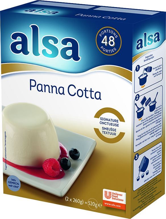 Panna cotta - ALSA - Boite de 520 g