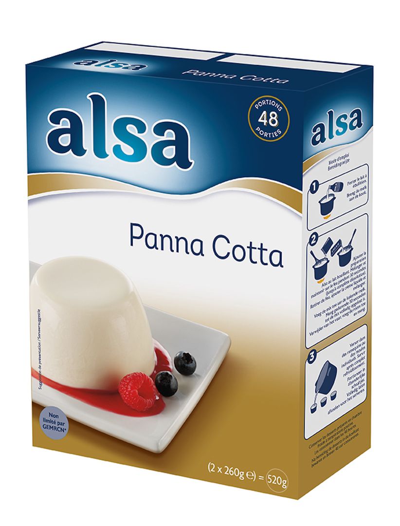 Panna cotta - ALSA - Boite de 520 g