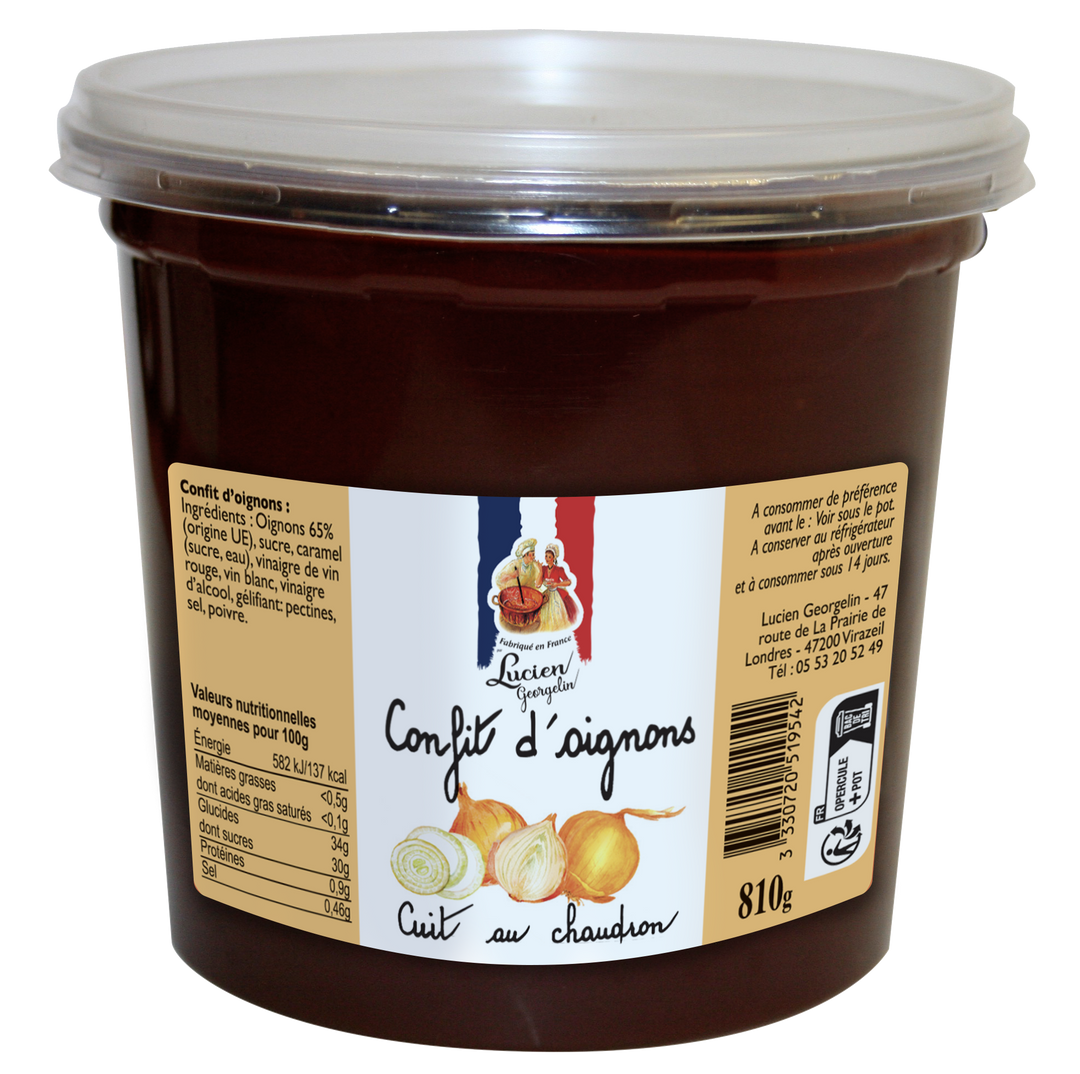 Confit d'oignons - LUCIEN GEORGELIN - Pot de 780 g