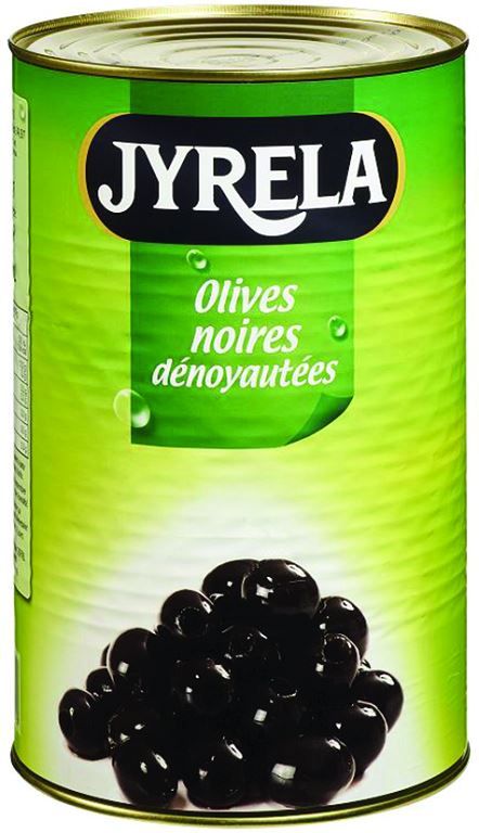 Olives noires dénoyautées - JYRELA - Boite 5/1