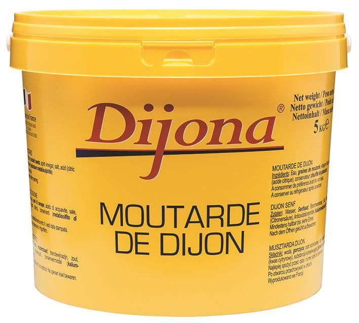 Moutarde de Dijon forte - DIJONA - Seau de 5 L