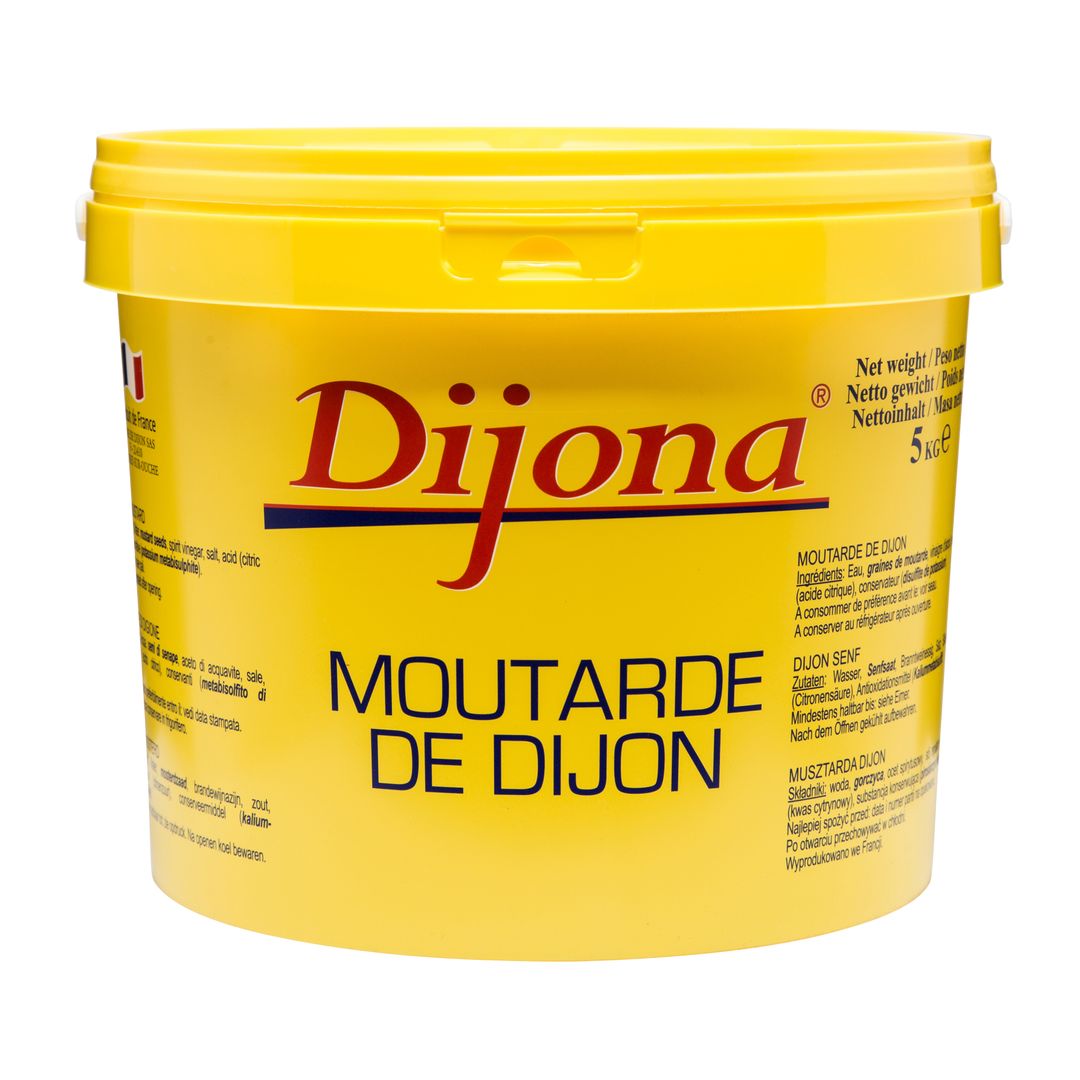 Moutarde de Dijon forte - DIJONA - Seau de 5 L