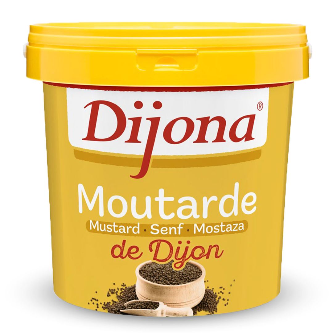 Moutarde de Dijon forte - DIJONA - Seau de 1 L