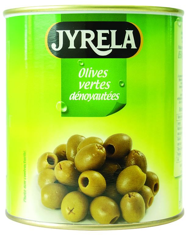 Olives vertes dénoyautées - JYRELA - Boite 4/4