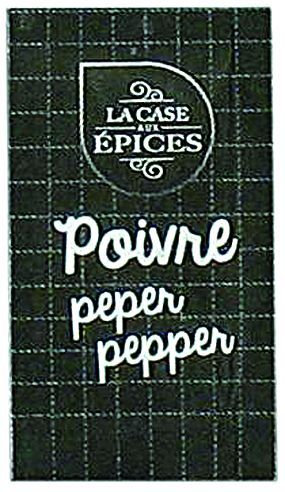 Poivre - CASE EPICES - Carton de 2000 unités