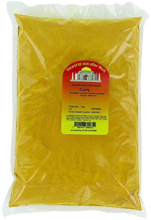 Curry prestige - DELICES DU PALAIS - Sachet de 1 kg