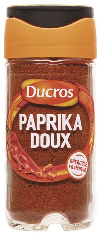 Paprika doux moulu - DUCROS - Pot de 40 g