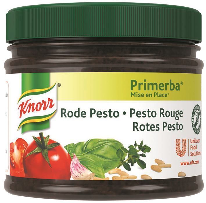 Mise en place® pesto rouge - KNORR - Pot de 340 g