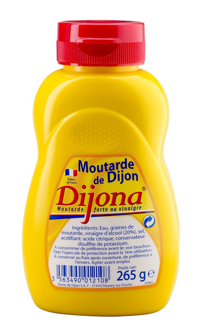 Moutarde forte de Dijon - DIJONA - Flacon souple de 280 ml