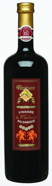 Vinaigre balsamique de Modène IGP - TOSCORO - Bouteille verre de 1 L