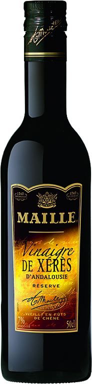 Vinaigre de vin Xérès Réserve 7° - MAILLE - Bouteille de 50 cl