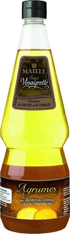 Sauce vinaigrette agrumes - MAILLE - Bouteille de 1 L