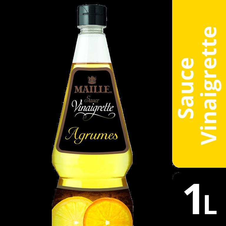 Sauce vinaigrette agrumes - MAILLE - Bouteille de 1 L