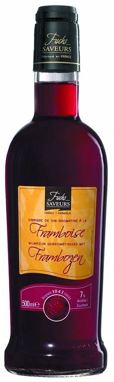 Vinaigre de vin aromatisé à la framboise 6° - FUCHS - Bouteille de 50 cl