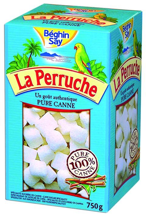 BEGHINSAY Sucre de canne en morceaux La Perruche - 750 g