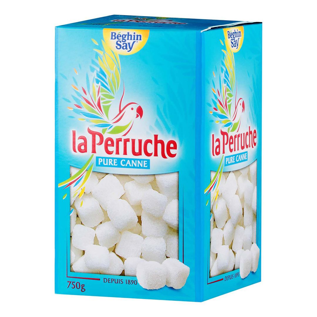Sucre de canne en morceaux La Perruche - LA PERRUCHE - Boite de 750 g