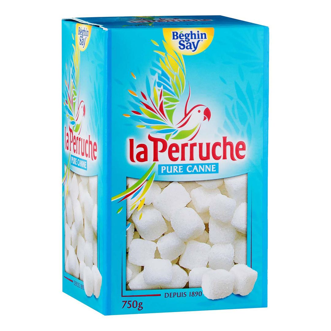 Sucre de canne en morceaux La Perruche - LA PERRUCHE - Boite de 750 g