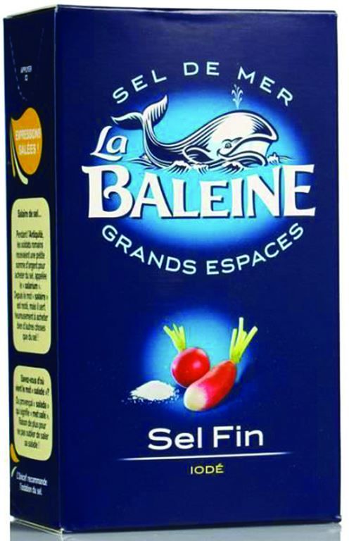 Sel fin de mer - LA BALEINE - Boite de 1 kg