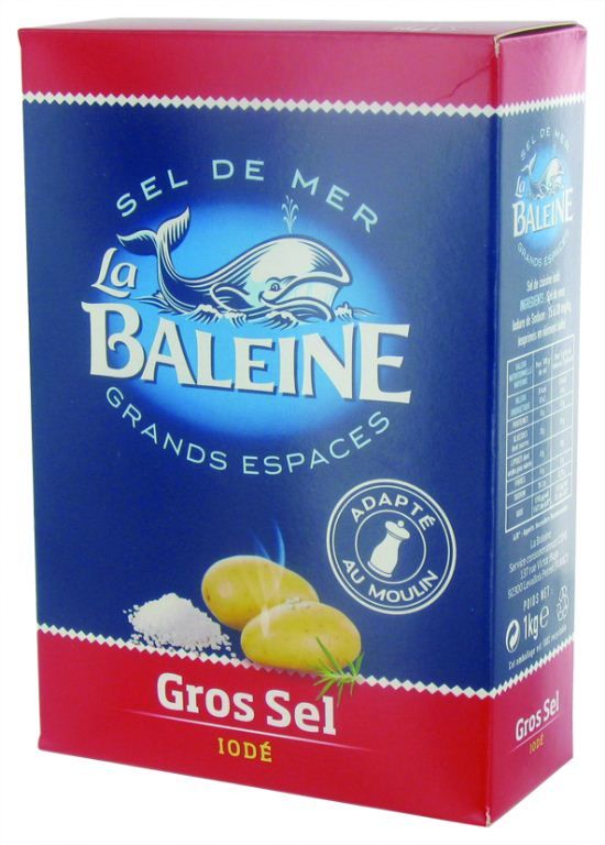 Gros sel - LA BALEINE - Sachet de 1 kg