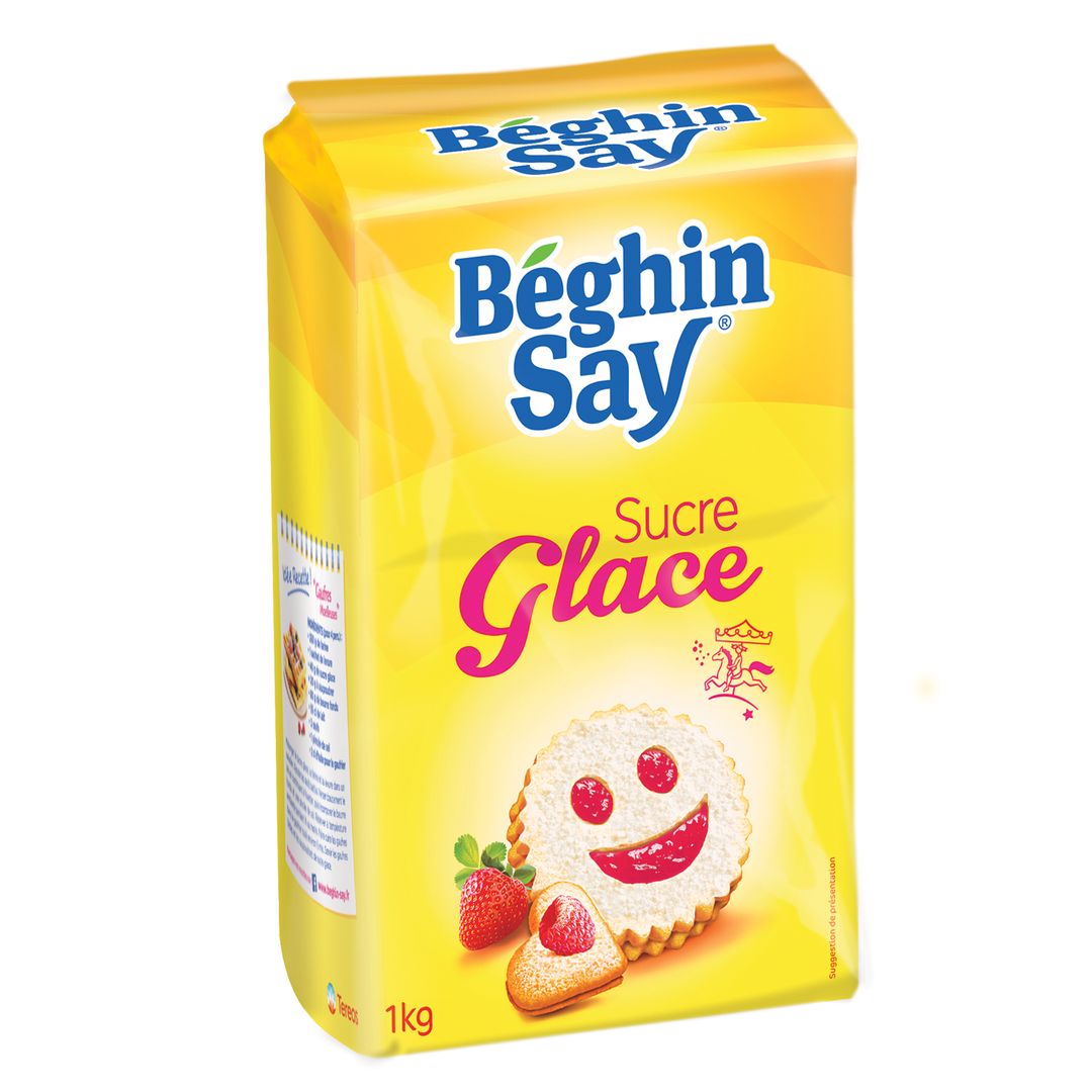 Sucre glace - BEGHIN SAY - Sachet de 1 kg