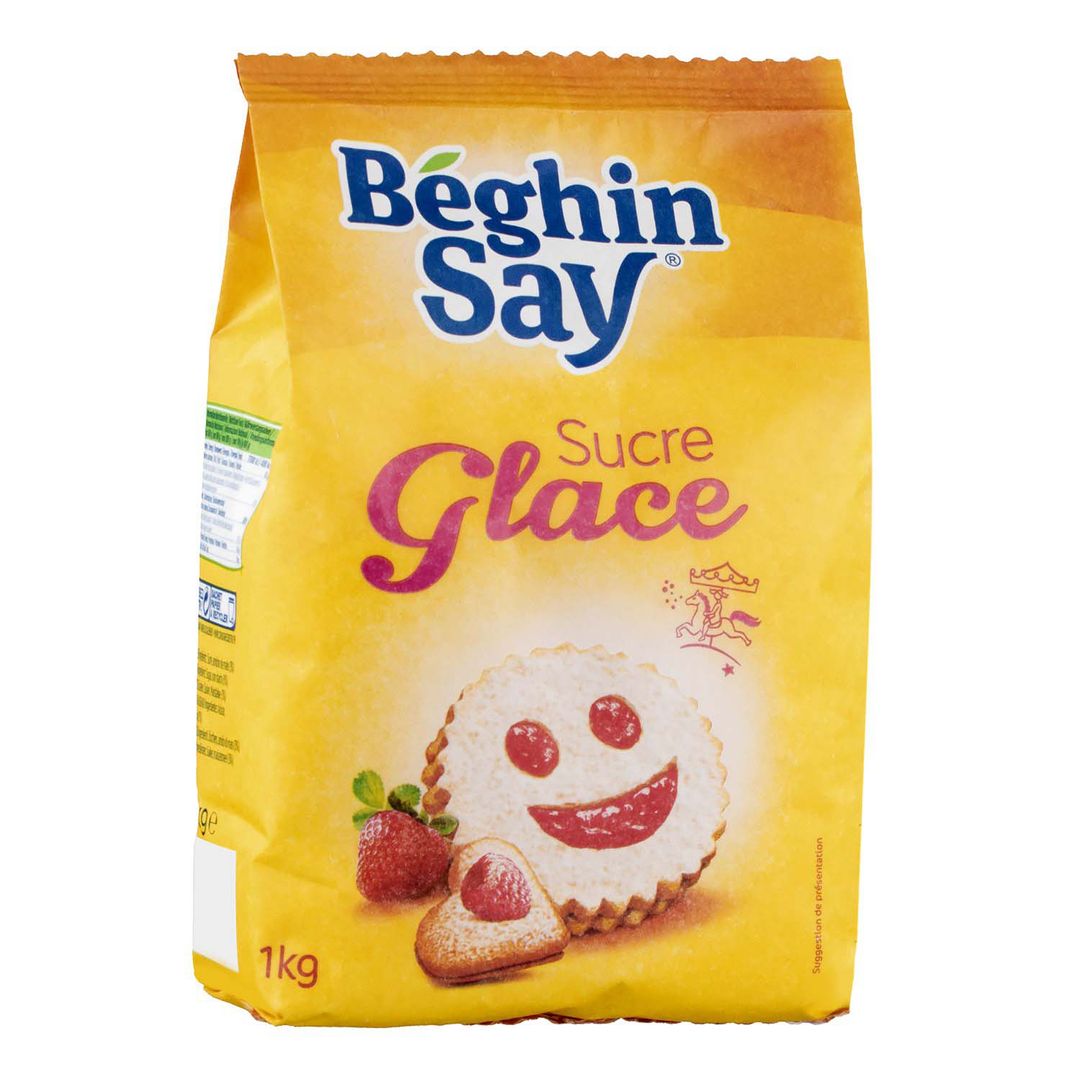 Sucre glace - BEGHIN SAY - Sachet de 1 kg