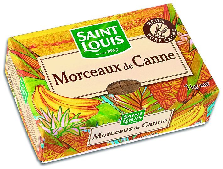 Bocal à sucre en morceaux Canne