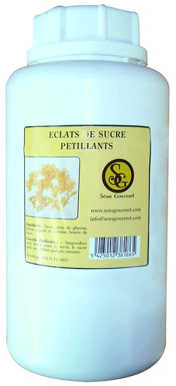 Eclat de sucre pétillant au chocolat au lait Sens Gourmet 1 kg