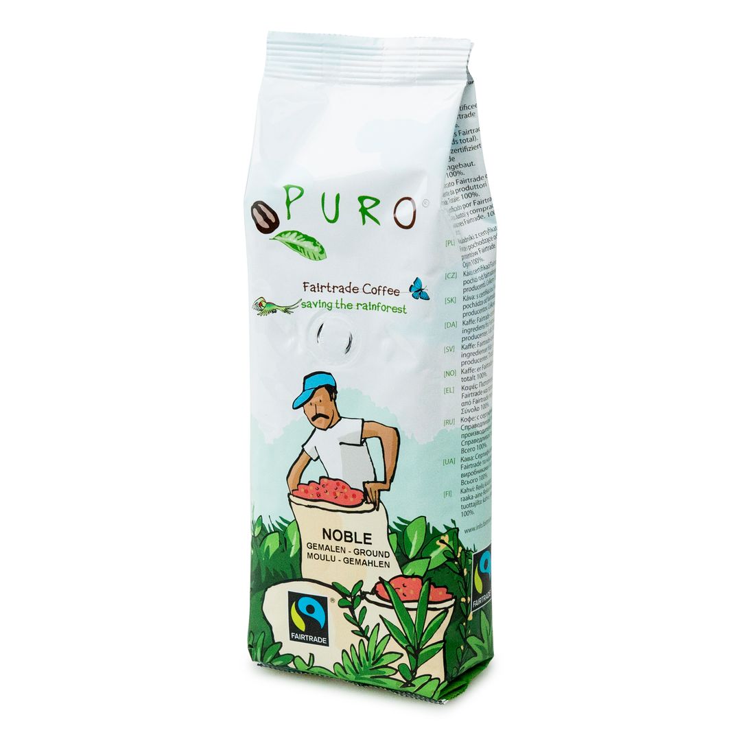 Café moulu 80% arabica 20% robusta - PURO - Carton de 16 paquets