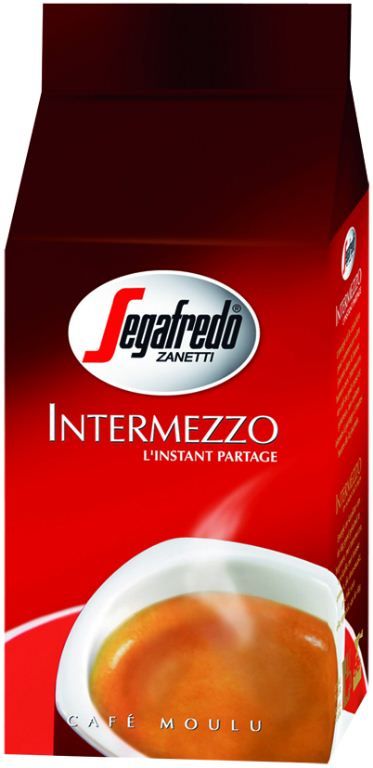 Café moulu 90% robusta 10% arabica Intermezzo - SEGAFREDO - Paquet de 1 kg