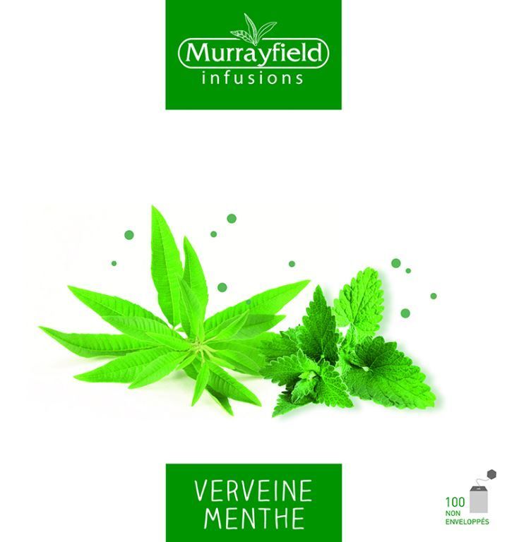 Infusion verveine-menthe - MURRAYFIELD - Boite de 100 sachets