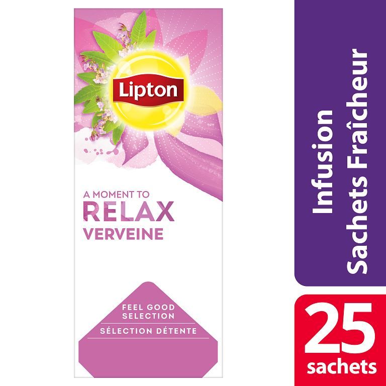 Infusion verveine - LIPTON - Boite de 25 sachets