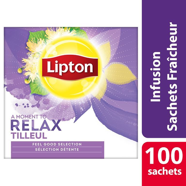 Infusion tilleul - LIPTON - Boite de 100 sachets