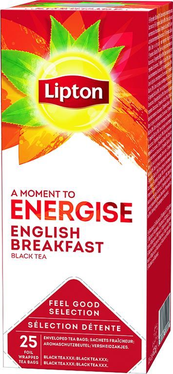 Thé noir English Breakfast - LIPTON - Boite de 25 sachets