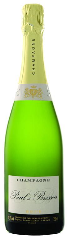 Champagne brut Paul de Bressois - BRESSOIS - Carton de 6 bouteilles