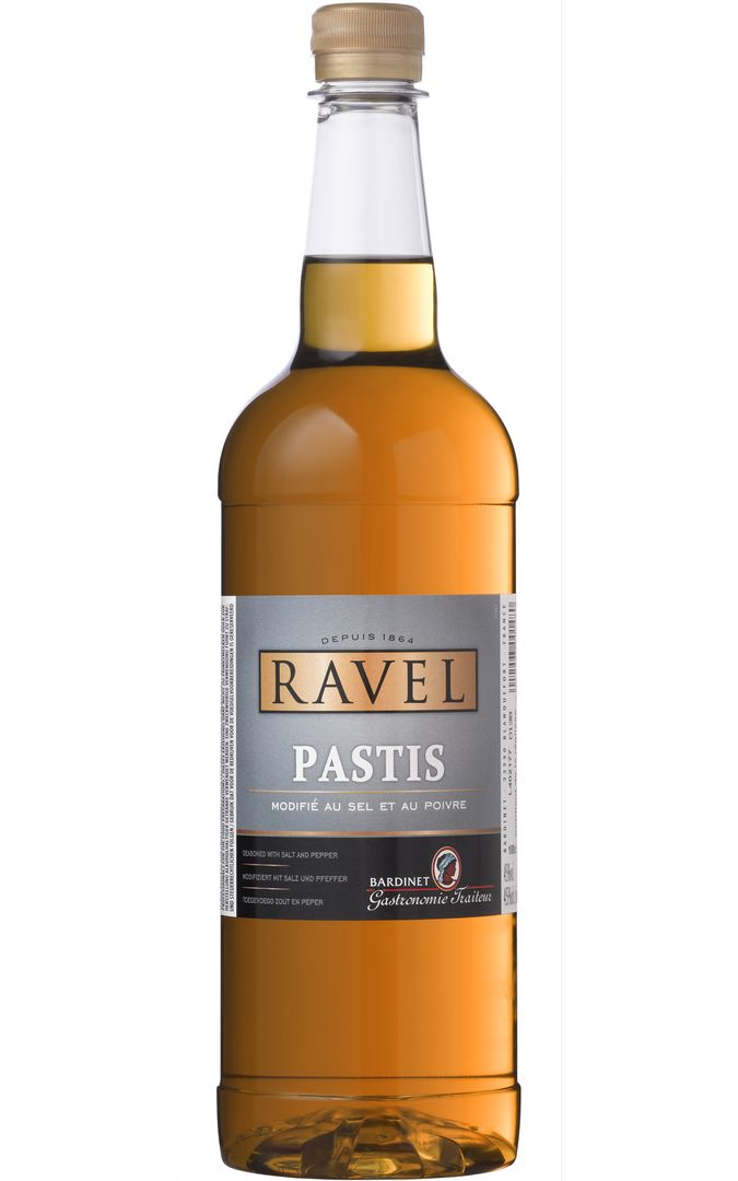 Pastis modifié 45% - RAVEL - Bouteille de 1 L