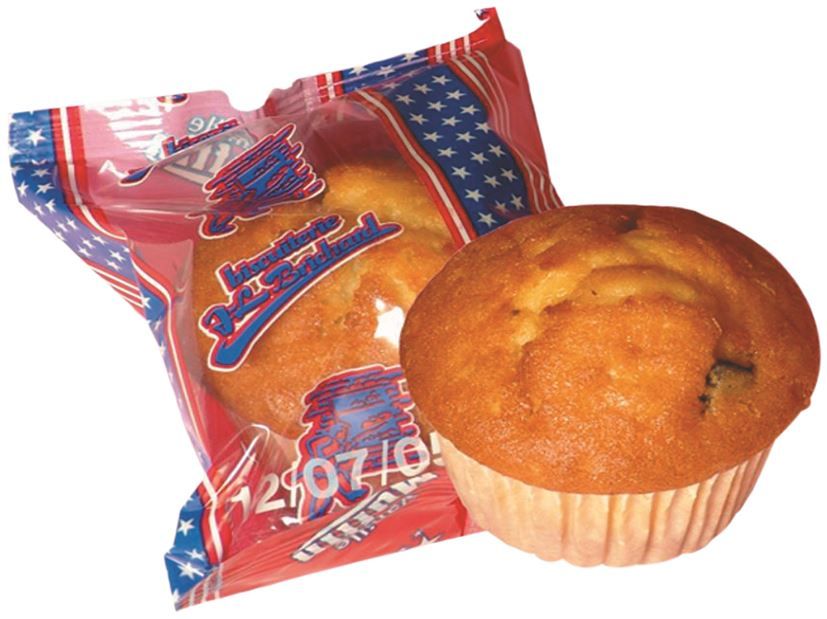 Muffin à la vanille et aux pépites chocolat - BRICHARD - Carton de 30 sachets