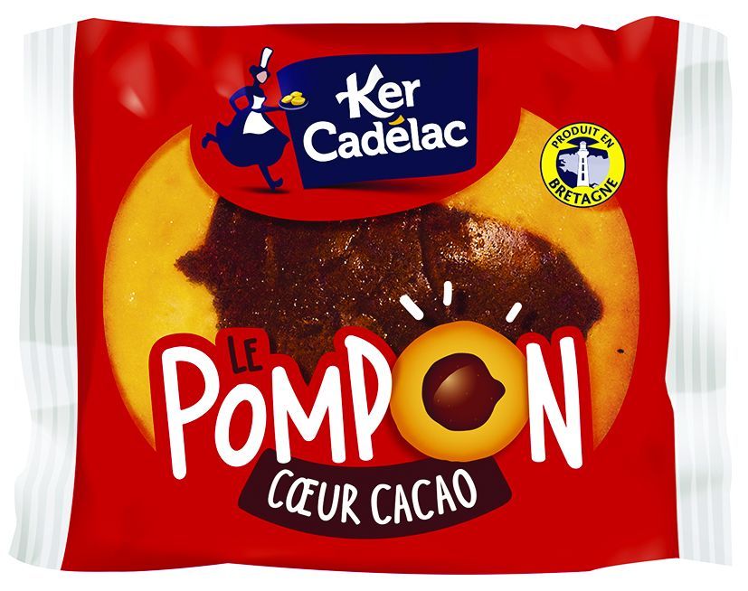 Le Pompon coeur cacao - KER CADELAC - Carton de 110 sachets