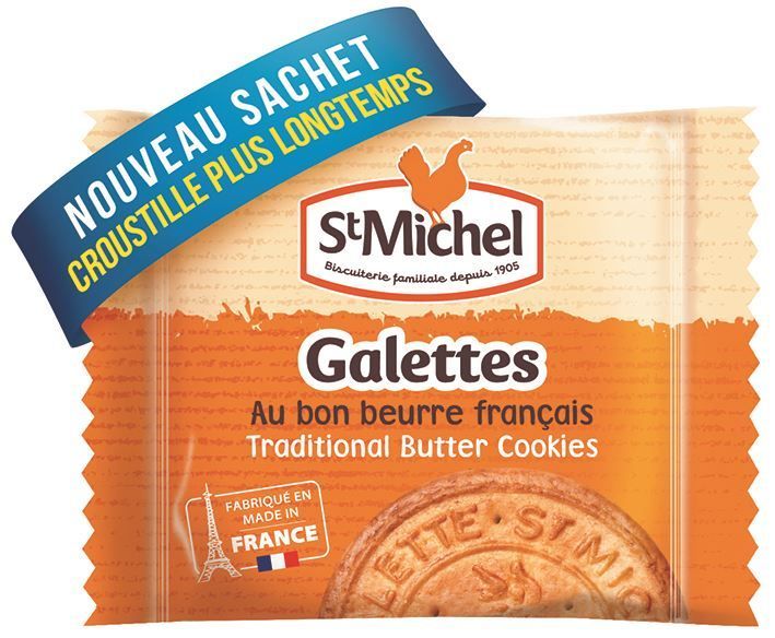 Galettes tout au beurre X2 - ST MICHEL - Carton de 200 sachets