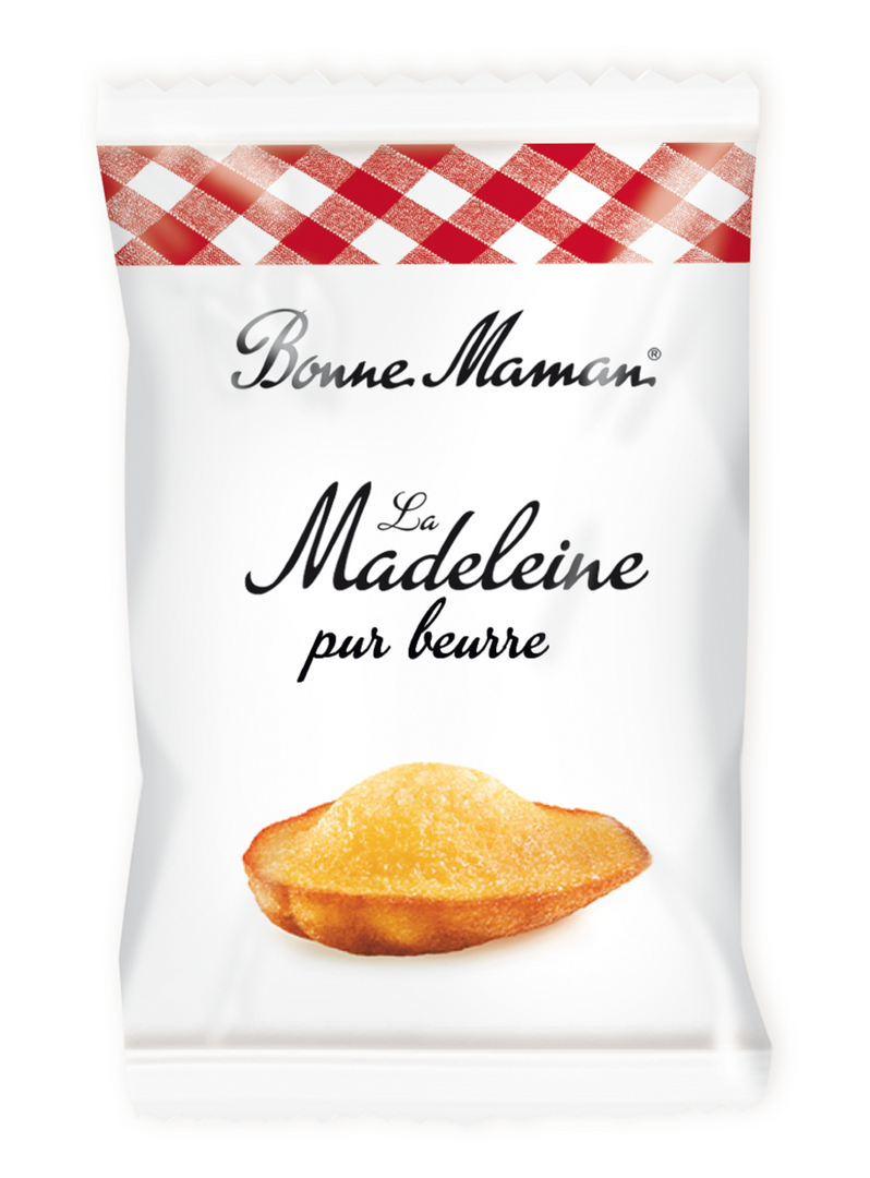 Madeleine au beurre frais - BONNE MAMAN - Carton de 84 sachets