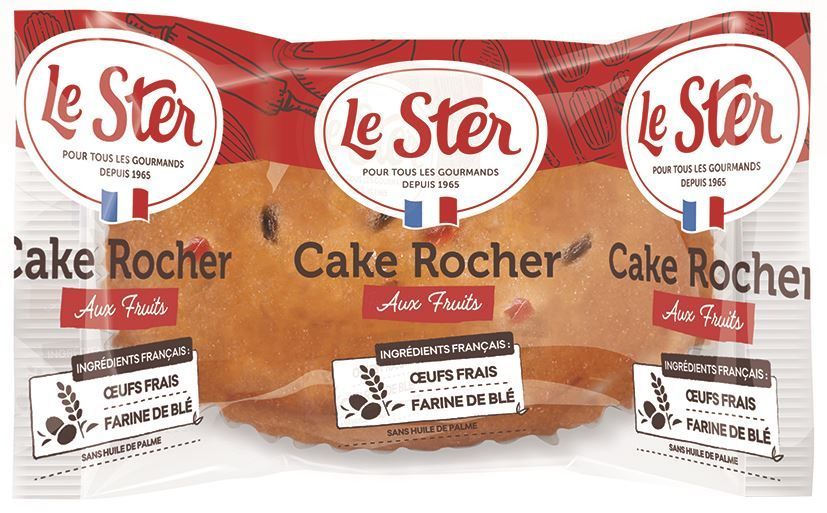 Cakes Rocher aux fruits - LE STER - Carton de 120 sachets