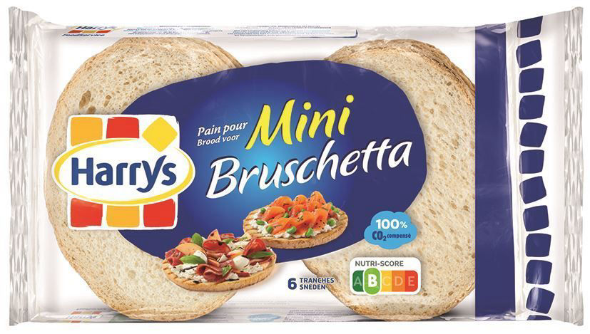 Mini Bruschettas - HARRYS - Carton de 9 sachets