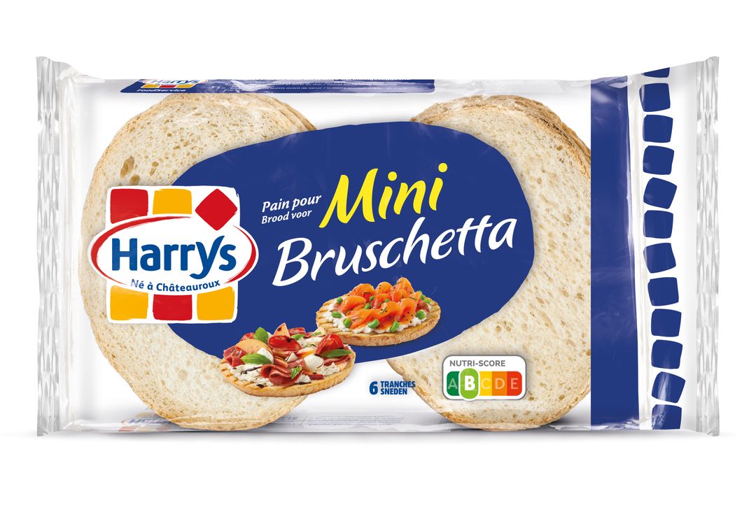 Mini Bruschetta X6 - HARRYS - Carton de 9 sachets