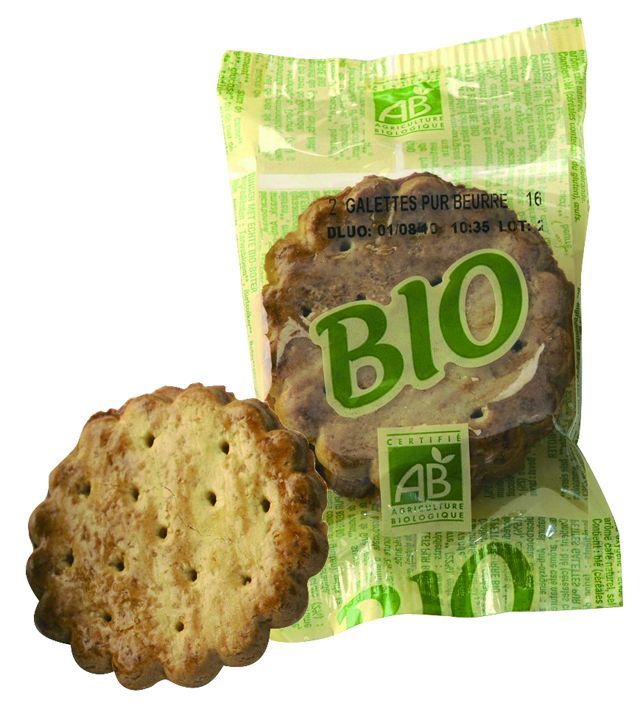 Galettes pur beurre Bio X2 - BISC ABBAYE - Carton de 120 sachets