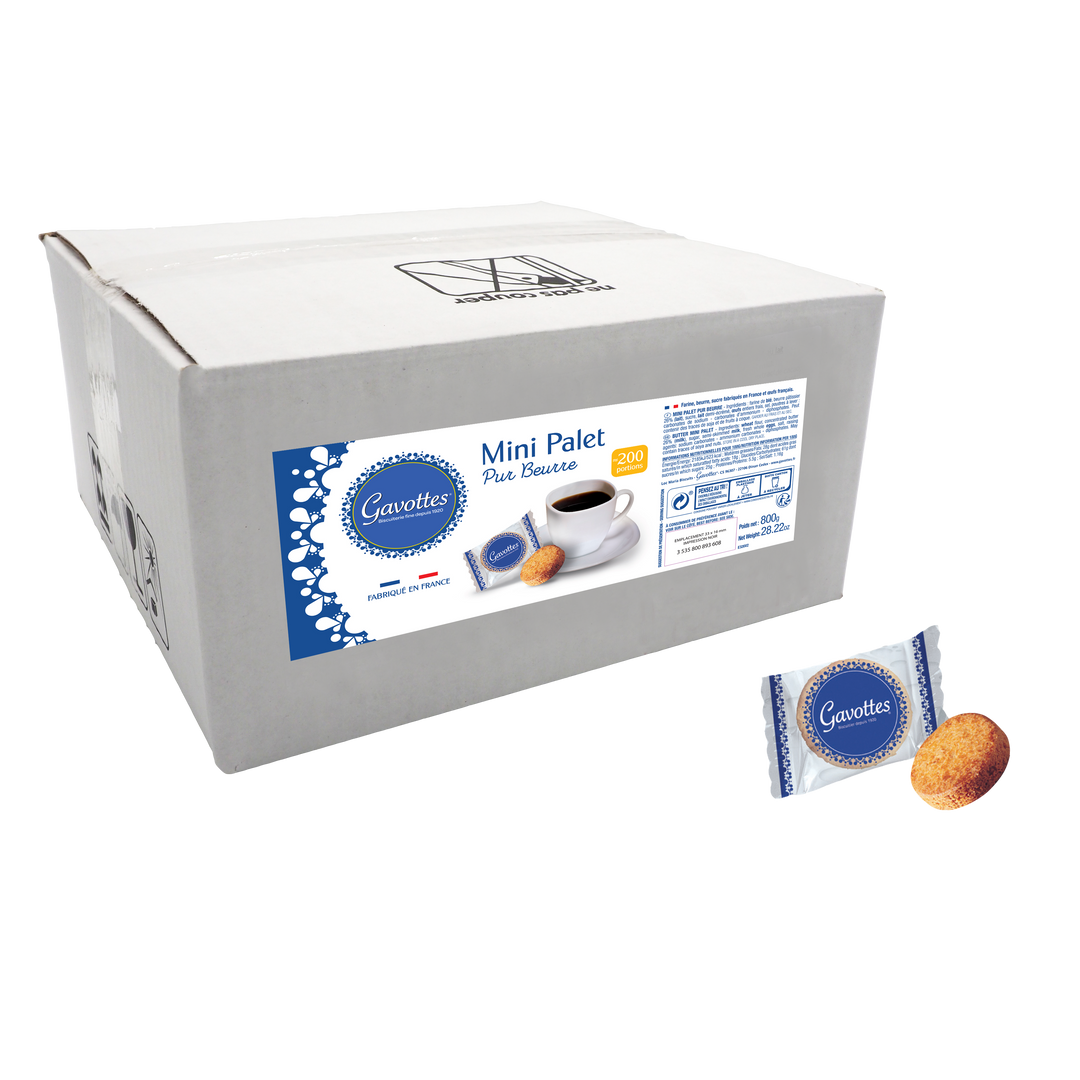 Mini palet pur beurre Gavottes - GAVOTTES - Carton de 200 sachets