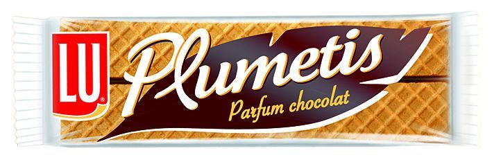 Gaufrettes fourrées au chocolat Plumetis X2 - LU - Carton de 80 sachets
