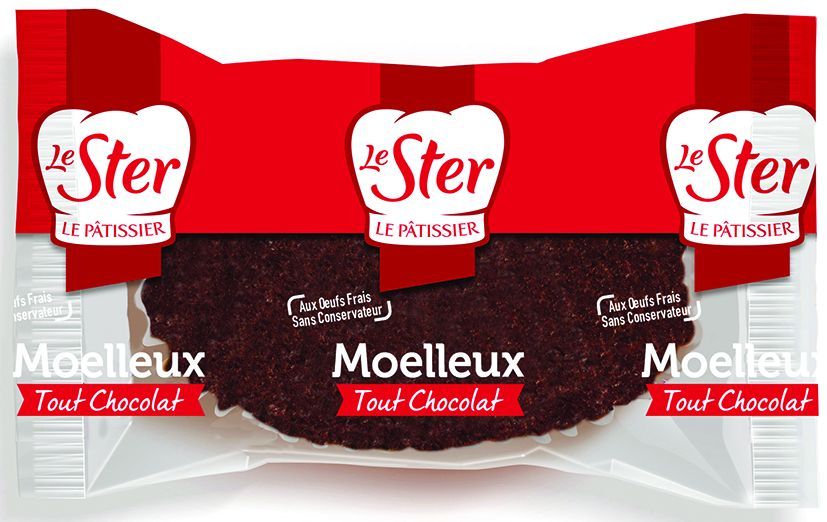 Moelleux tout chocolat Le Ster 30g le lot de 44