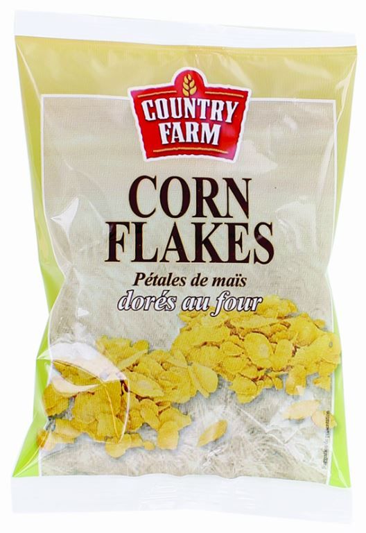 Corn flakes - COUNTRY FARM - Carton de 100 sachets