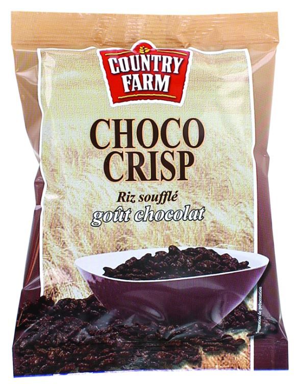 Choco Crisp - COUNTRY FARM - Carton de 100 sachets