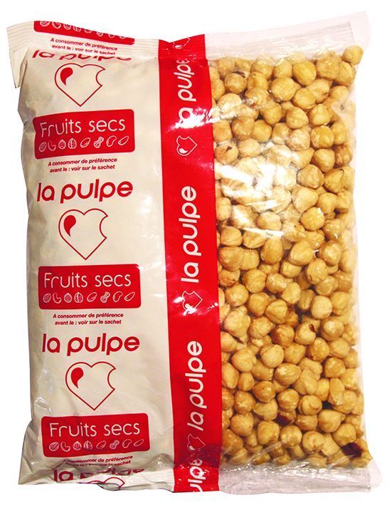 Noisettes blanchies entières - LA PULPE - Sachet de 1 kg