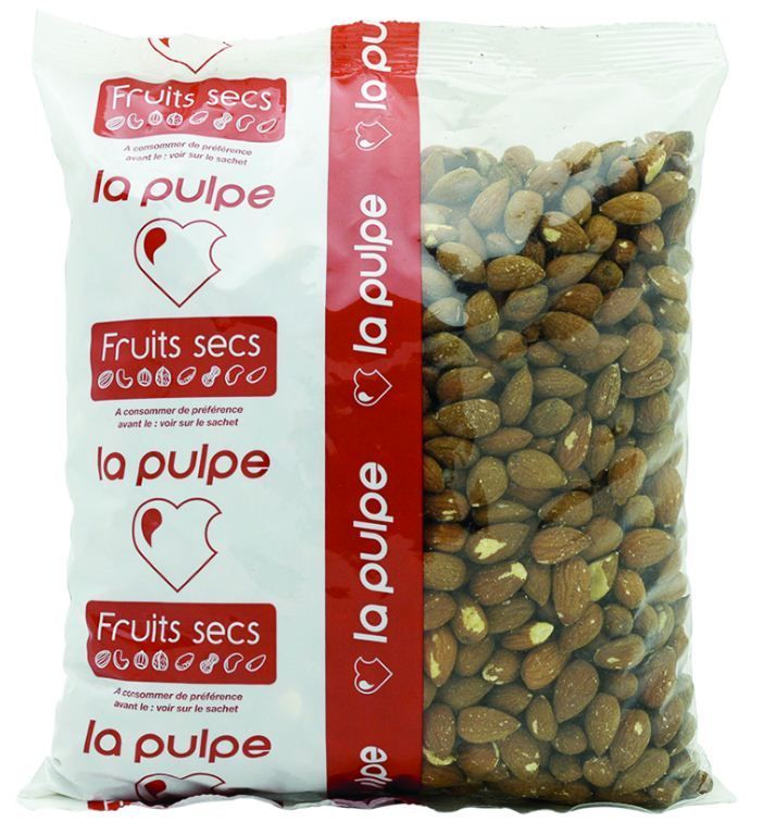 Amandes entières décortiquées - LA PULPE - Sachet de 1 kg